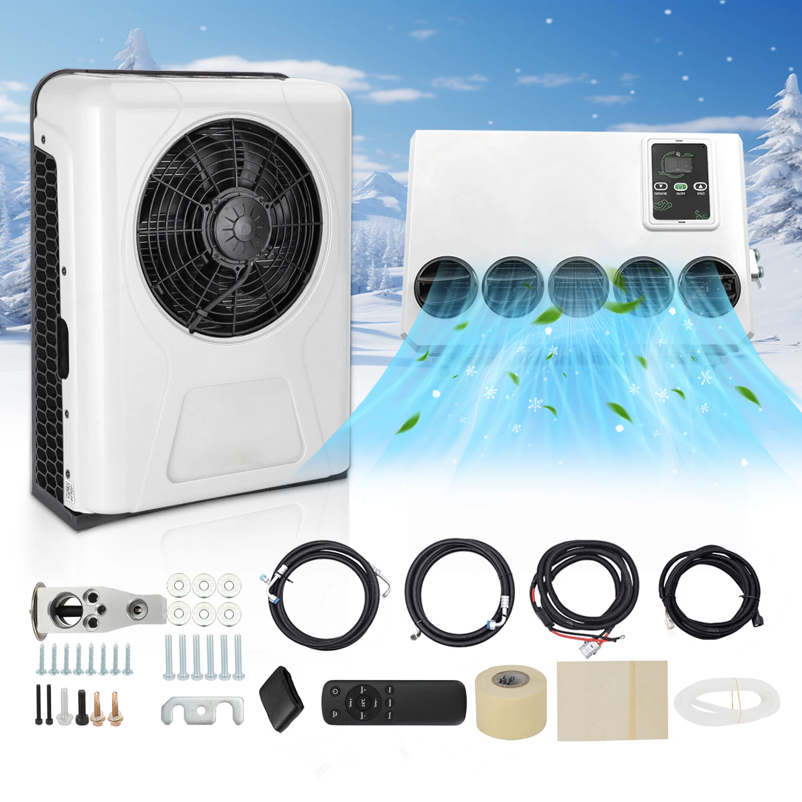 Shipping 12V 10500BTU Car Truck Electric Parking Air Conditioner Camper Van Tractor Automotive Split Air Conditioning
Shipping 12V 10500BTU Car Truck Electric Parking Air Conditioner Camper Van Tractor Automotive Split Air Conditioning