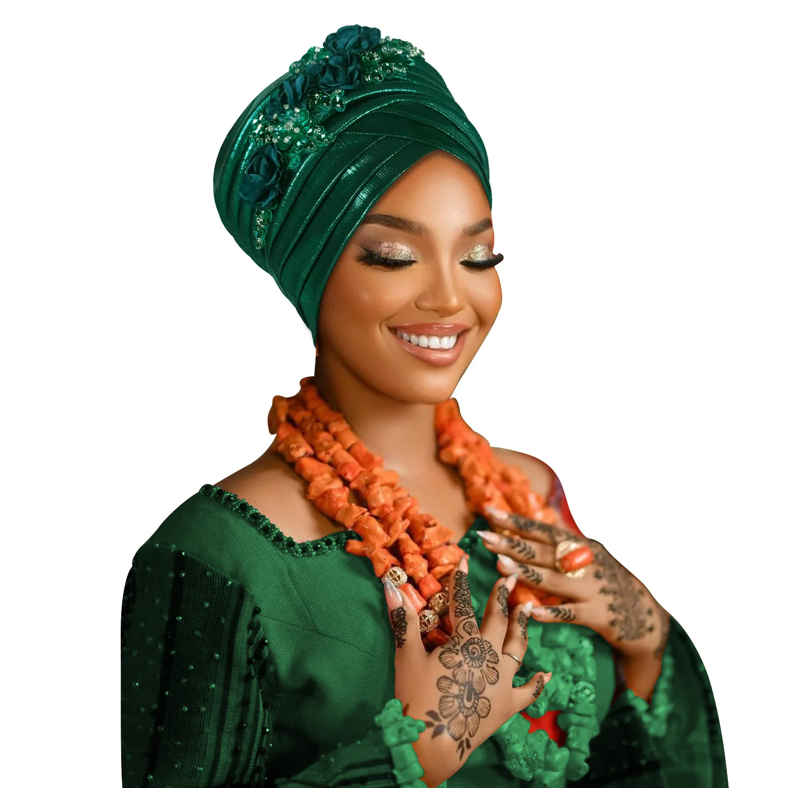 Fashion Women African Turban Cap Lady Head Wraps Nigeria Wedding Auto Gele Headtie Party Headgear Headwear Hat Outfits
Fashion Women African Turban Cap Lady Head Wraps Nigeria Wedding Auto Gele Headtie Party Headgear Headwear Hat Outfits