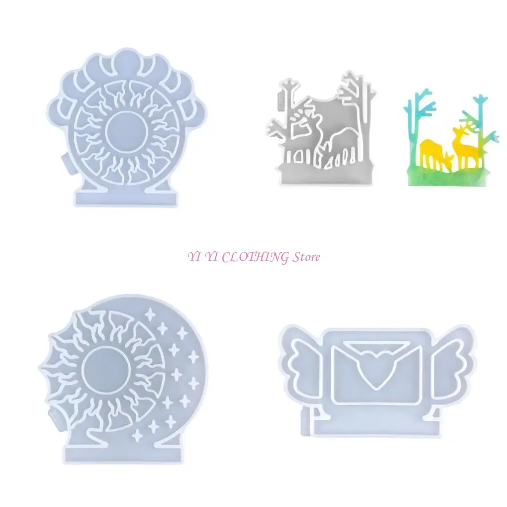 N5KF Candlestick Silicone Mould Plaster Resin Making Molds Heart House Tealight Holder Mold for Table Centerpieces
N5KF Candlestick Silicone Mould Plaster Resin Making Molds Heart House Tealight Holder Mold for Table Centerpieces