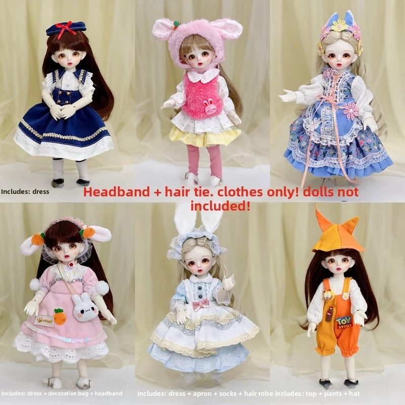 1/6 Scale BJD Doll Clothing Set 30cm Fashion Outfits Lolita JK Maid Outfits for 11-12 Inch Dolls
1/6 Scale BJD Doll Clothing Set 30cm Fashion Outfits Lolita JK Maid Outfits for 11-12 Inch Dolls