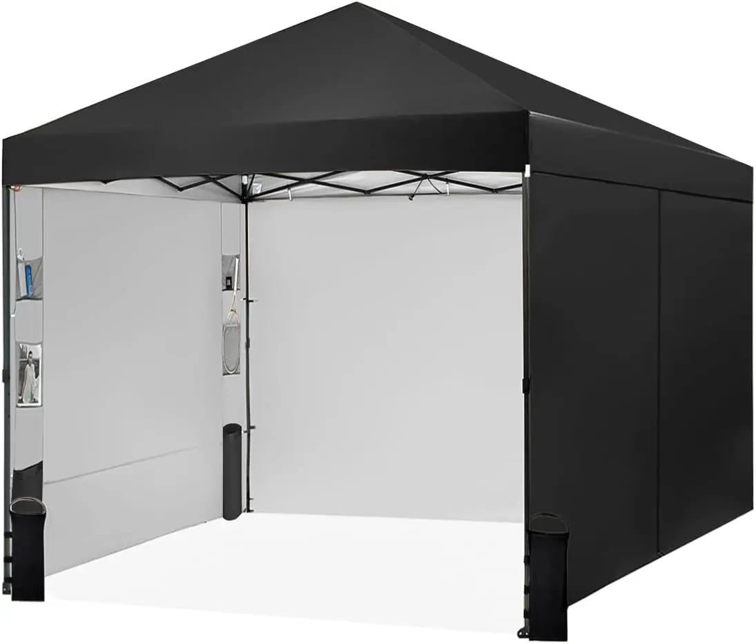 10X10 Comercial Pop Up Canopy Tent with 4 Sidewalls and 6 Pockets, One Push Setup Center Lock, for Beach Patio Outdoor, Case,
10X10 Comercial Pop Up Canopy Tent with 4 Sidewalls and 6 Pockets, One Push Setup Center Lock, for Beach Patio Outdoor, Case,