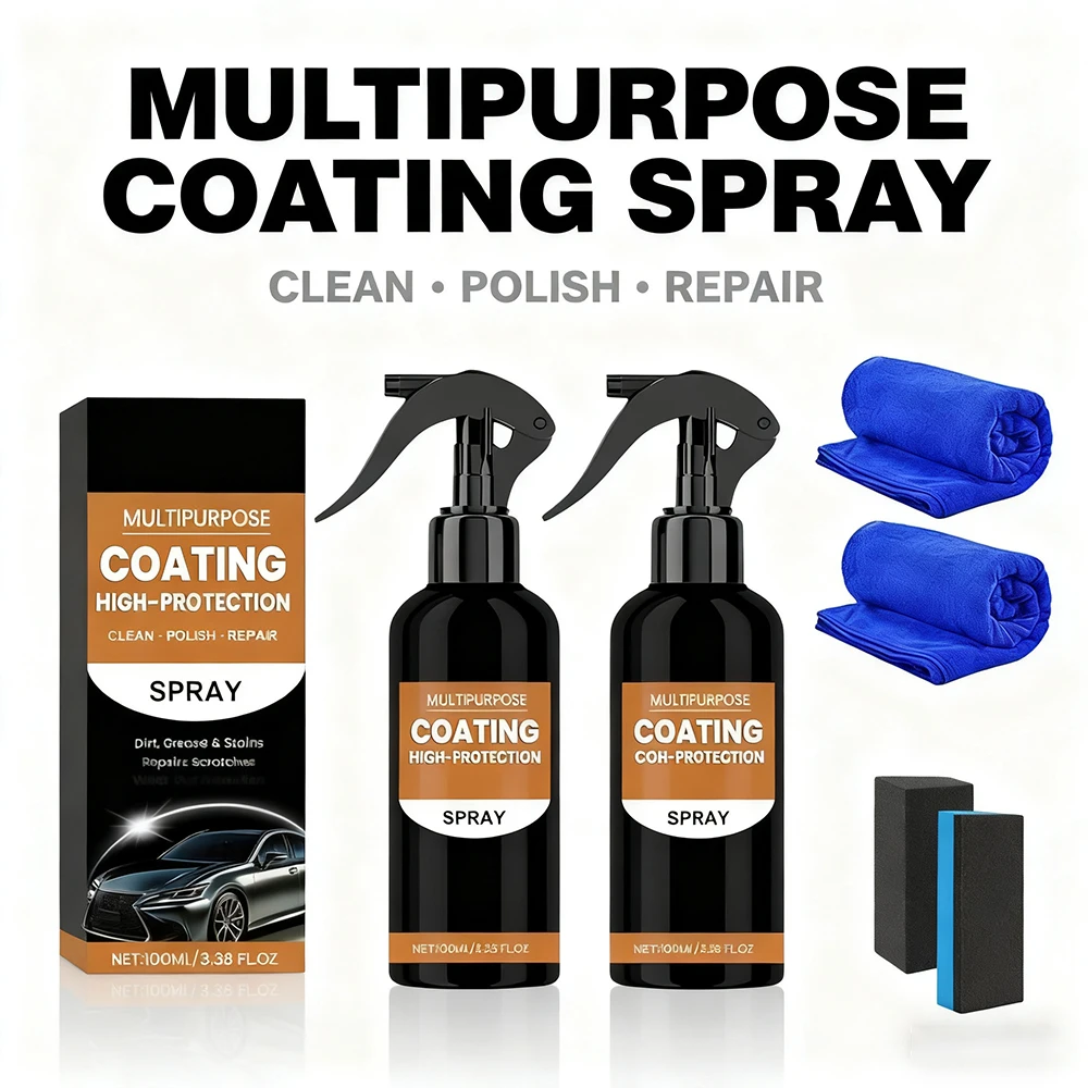 Быстрый спрей для автомобильной краски, восковая полировка, высокая защита и средство для удаления царапин Спрей для автомобильного покрытия Средство для глубокого ремонта царапин
Быстрый спрей для автомобильной краски, восковая полировка, высокая защита и средство для удаления царапин Спрей для автомобильного покрытия Средство для глубокого ремонта царапин