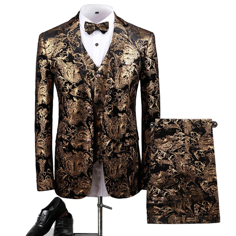 2024 Fashion New Men Casual Boutique Bronzed Slim Fit Suit 3 Pcs Blazers Jacket Pants Vest Set Male Business Groom Coat Trousers
2024 Fashion New Men Casual Boutique Bronzed Slim Fit Suit 3 Pcs Blazers Jacket Pants Vest Set Male Business Groom Coat Trousers