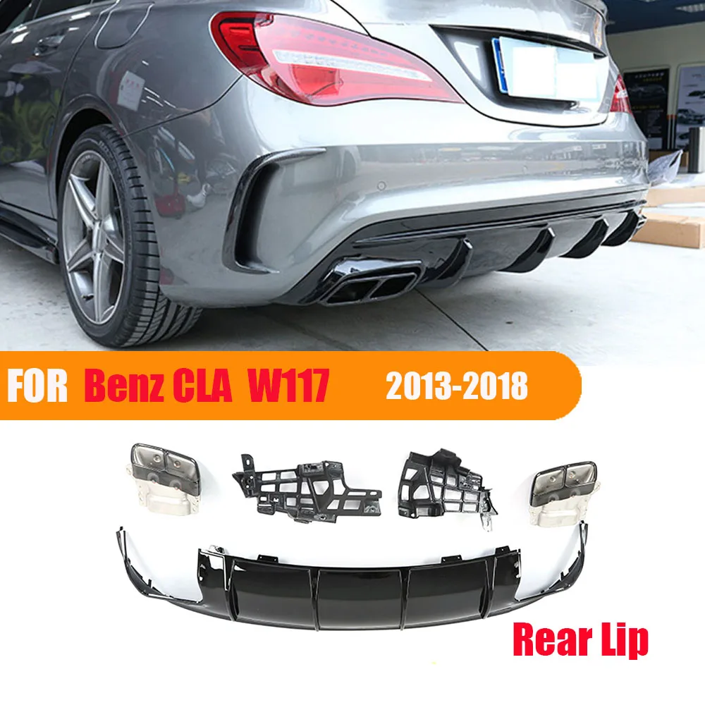 VACOMUL PP Rear Bumper Lip Diffuser With Exhaust Tips For Mercedes-Benz CLA Class W117 CLA260 CLA45 AMG Style 2013-2018
VACOMUL PP Rear Bumper Lip Diffuser With Exhaust Tips For Mercedes-Benz CLA Class W117 CLA260 CLA45 AMG Style 2013-2018
