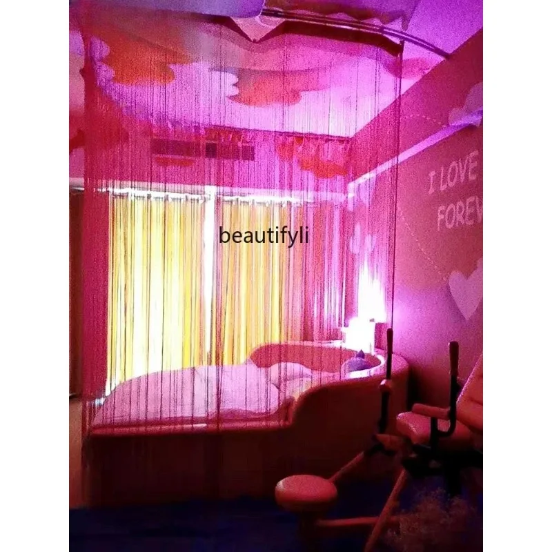 Vibration Electric Bed Furniture Hotel Boutique Hotel Couple Theme Double Master Bedroom Modern round Water Bed
Vibration Electric Bed Furniture Hotel Boutique Hotel Couple Theme Double Master Bedroom Modern round Water Bed