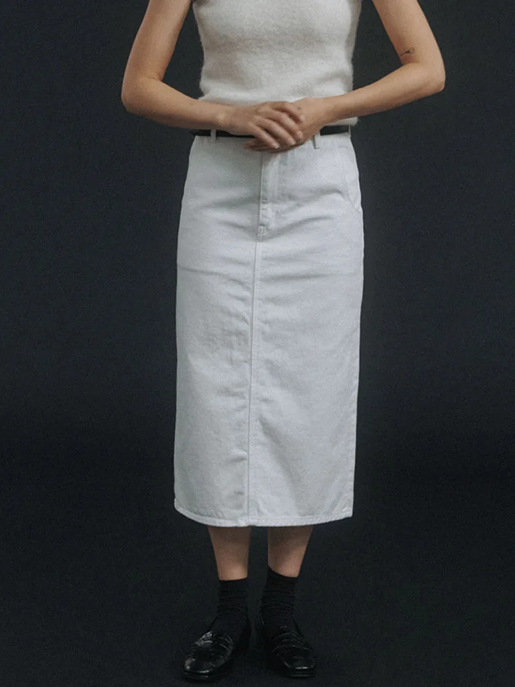 Women's A-Line Midi Skirt Spring Summer New Style Casual Slimming High Waist Cotton Denim Versatile Commute Pocket Design Skirt
Women's A-Line Midi Skirt Spring Summer New Style Casual Slimming High Waist Cotton Denim Versatile Commute Pocket Design Skirt