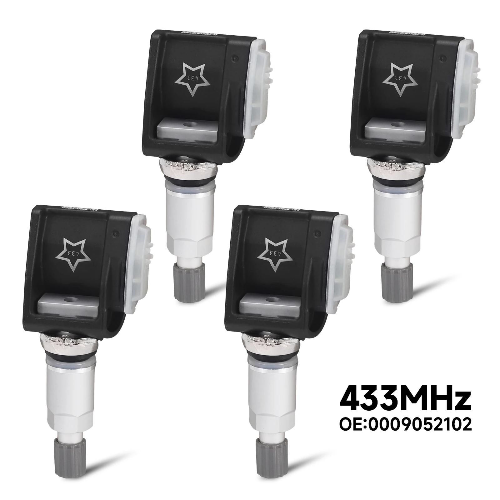 4PCS Tire Pressure Monitor Sensor TPMS 433MHZ For BMW 3 4 5 6 7 8-Series X3 X4 X6 X7 Mercedes-Benz A E GLE CLA-Class A0009052102
4PCS Tire Pressure Monitor Sensor TPMS 433MHZ For BMW 3 4 5 6 7 8-Series X3 X4 X6 X7 Mercedes-Benz A E GLE CLA-Class A0009052102