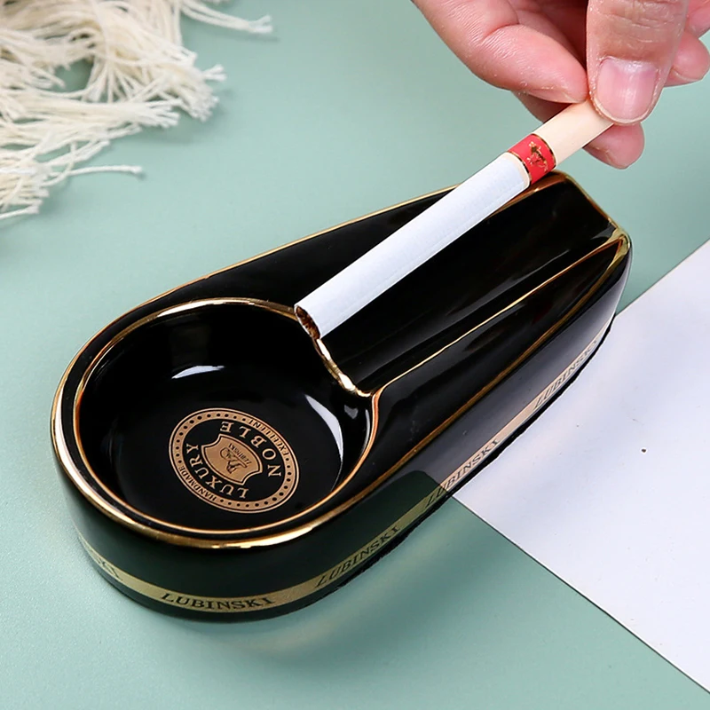 Creative Desktop Ashtray Ceramic Cigar Holder Stand For Office Gift for Smoker Smoking Accessories
Creative Desktop Ashtray Ceramic Cigar Holder Stand For Office Gift for Smoker Smoking Accessories