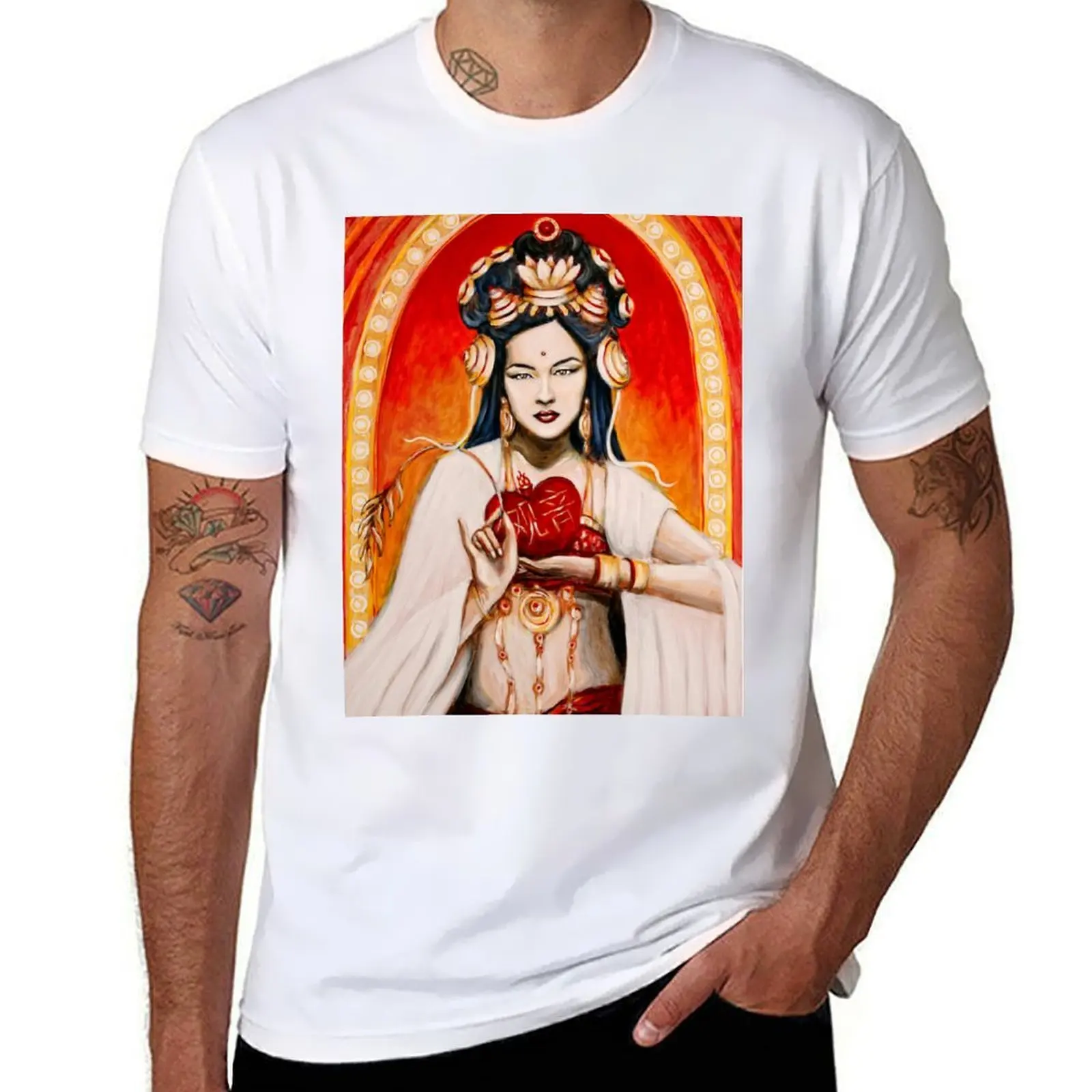 Quan Yin T-Shirt man t shirt luxury cotton t shirt pack anime t shirts oversize T-shirt
Quan Yin T-Shirt man t shirt luxury cotton t shirt pack anime t shirts oversize T-shirt