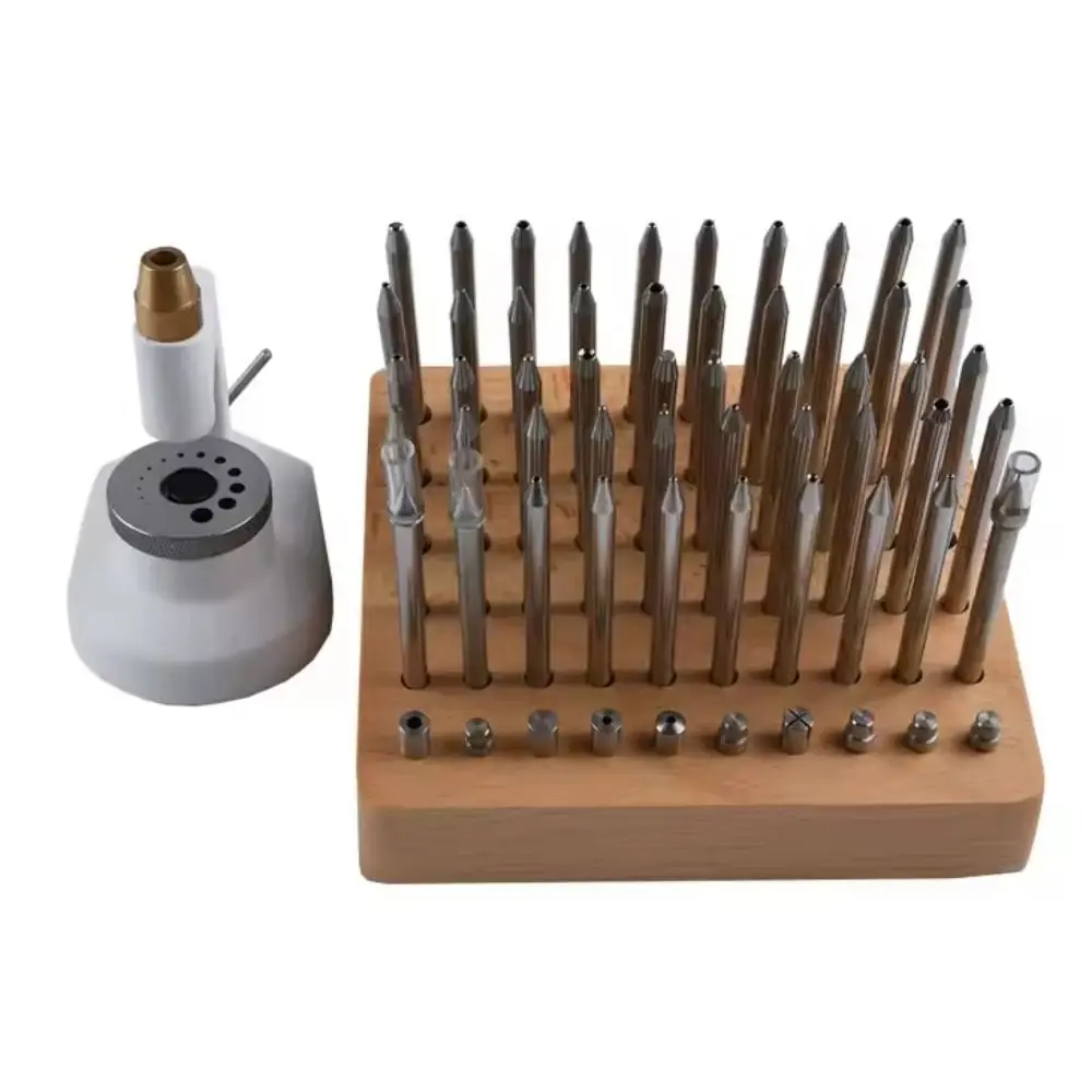 Precision Watch Repair Staking Tool Light Weight Corrosion Resistance Jewelling Punching Kit Non Slip Ergonomic Watch Tool Set
Precision Watch Repair Staking Tool Light Weight Corrosion Resistance Jewelling Punching Kit Non Slip Ergonomic Watch Tool Set