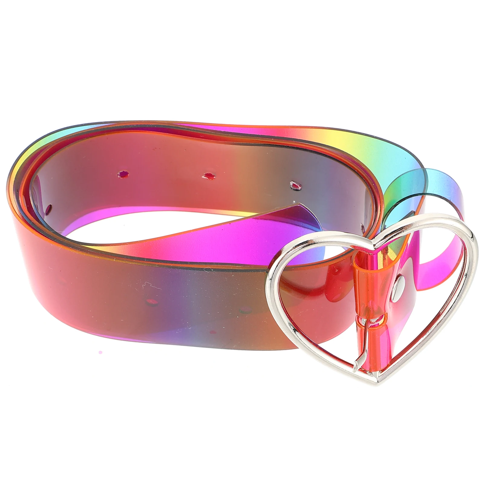 Rainbow Heart Buckle PVC Belt for Women Adjustable Stretch Waist Belt Elastic Dress Jeans Accessories Party Halloween
Rainbow Heart Buckle PVC Belt for Women Adjustable Stretch Waist Belt Elastic Dress Jeans Accessories Party Halloween
