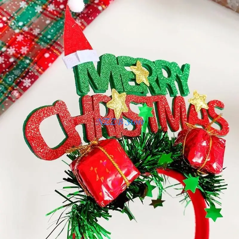 T21F Рождественская повязка на голову с мишурой, праздничный обруч для волос, вечерние выступления, головной убор, костюм для на
T21F Рождественская повязка на голову с мишурой, праздничный обруч для волос, вечерние выступления, головной убор, костюм для на