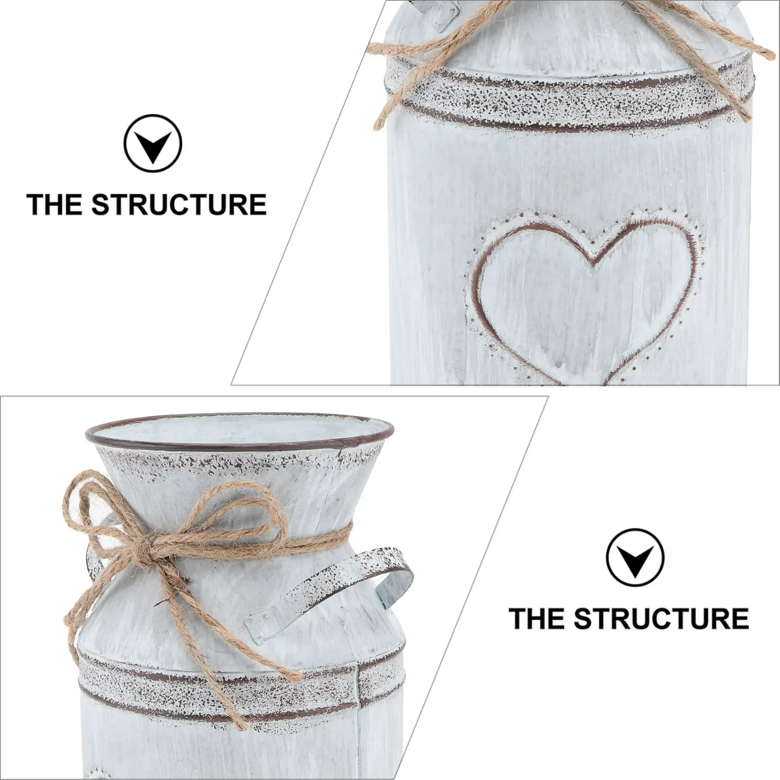 Heart-shaped Flower Arrangement Ornaments Pot Iron Vase Plant Holder Bottle Pattern High Quality
Heart-shaped Flower Arrangement Ornaments Pot Iron Vase Plant Holder Bottle Pattern High Quality