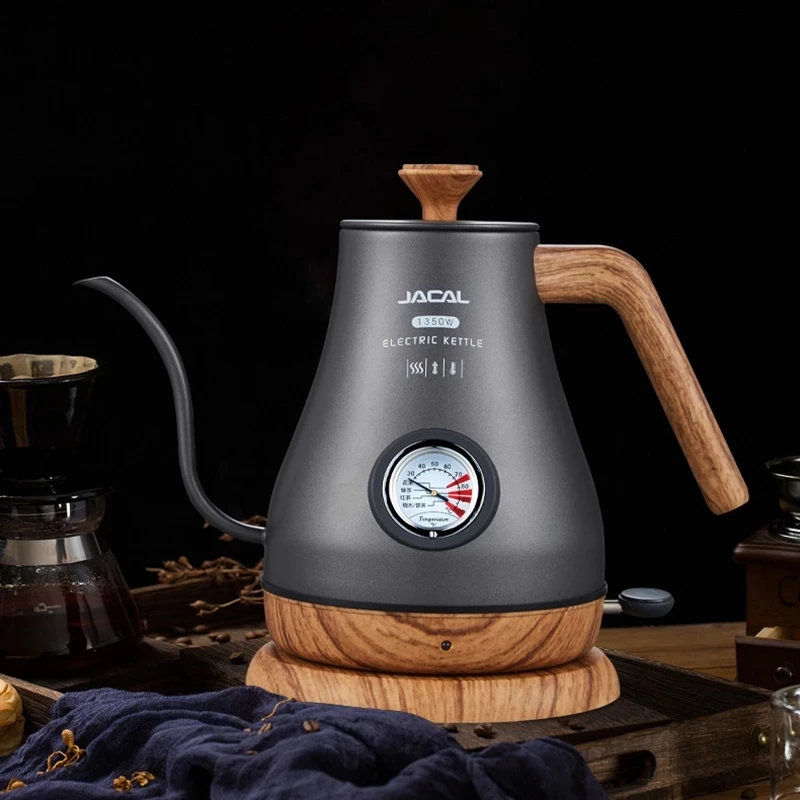 1L Electric Kettle Gooseneck Coffee Kettle Long Spout Hand Brewing Coffee Pot Teapot Tea Maker with Temperature Controller 220V
1L Electric Kettle Gooseneck Coffee Kettle Long Spout Hand Brewing Coffee Pot Teapot Tea Maker with Temperature Controller 220V