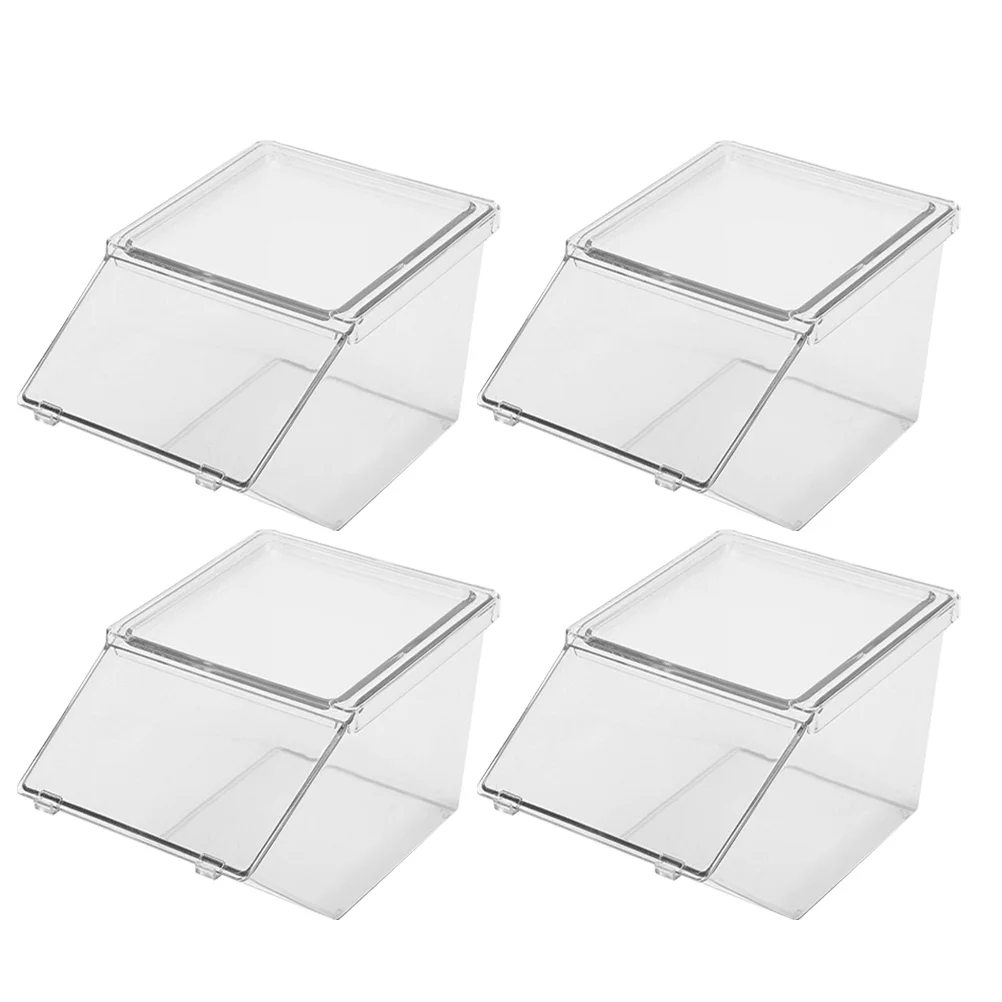 4 Pcs High Capacity Tea Bag Organizer Pantry Sugar Packets Bowl with Lid and Spoon Acrylic Bar Candy Storage Case
4 Pcs High Capacity Tea Bag Organizer Pantry Sugar Packets Bowl with Lid and Spoon Acrylic Bar Candy Storage Case