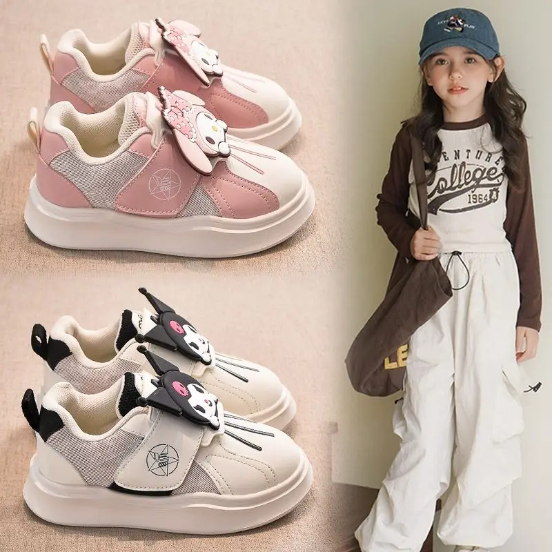 Girly Heart Kawaii Sanrio My Melody Ins Causal Shoes Spring Autumn Cute Kuromi Children Soft Sports Board Sneakers Gifts for Kid
Girly Heart Kawaii Sanrio My Melody Ins Causal Shoes Spring Autumn Cute Kuromi Children Soft Sports Board Sneakers Gifts for Kid