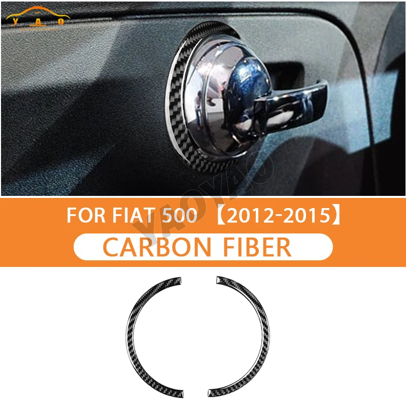 Carbon Fiber For Fiat 500 2012-2015 Door Handle Panel Trim Cover Stickers Car Interior Accessories
Carbon Fiber For Fiat 500 2012-2015 Door Handle Panel Trim Cover Stickers Car Interior Accessories