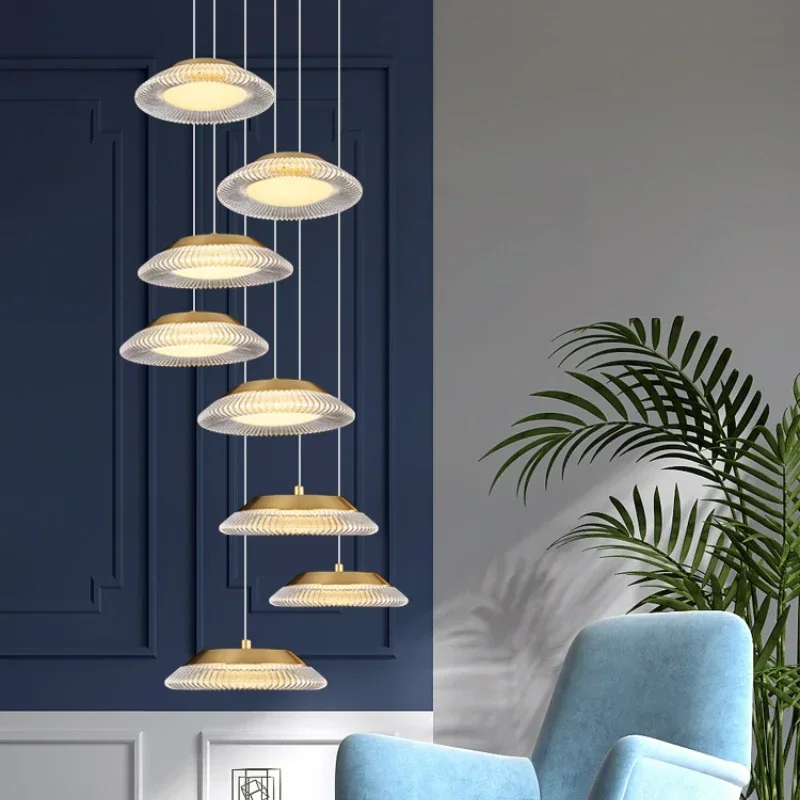 #*Duplex Building Chandelier Light Luxury Villa High-Rise Rotating Stair Light Living Room Dining Room Lamps
#*Duplex Building Chandelier Light Luxury Villa High-Rise Rotating Stair Light Living Room Dining Room Lamps