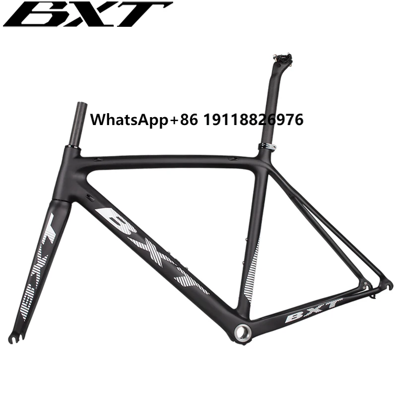 New BXT T800 Carbon Road Bike Frame Cycling Bicycle Frameset Super Light 980g Di2/mechanical Racing Carbon Road Frame
New BXT T800 Carbon Road Bike Frame Cycling Bicycle Frameset Super Light 980g Di2/mechanical Racing Carbon Road Frame