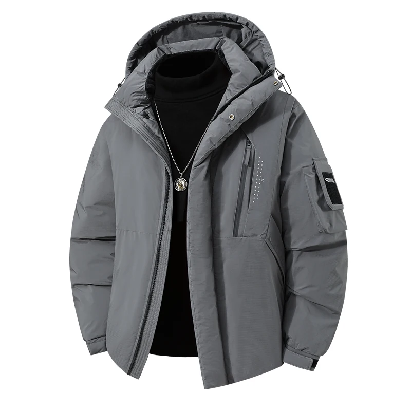 Winter Warm Parkas Men High Quality Fluffy Collar Parkas Windproof Hooded Casual Outdoor Male Solid Thick Cargo Cotton Jackets
Winter Warm Parkas Men High Quality Fluffy Collar Parkas Windproof Hooded Casual Outdoor Male Solid Thick Cargo Cotton Jackets