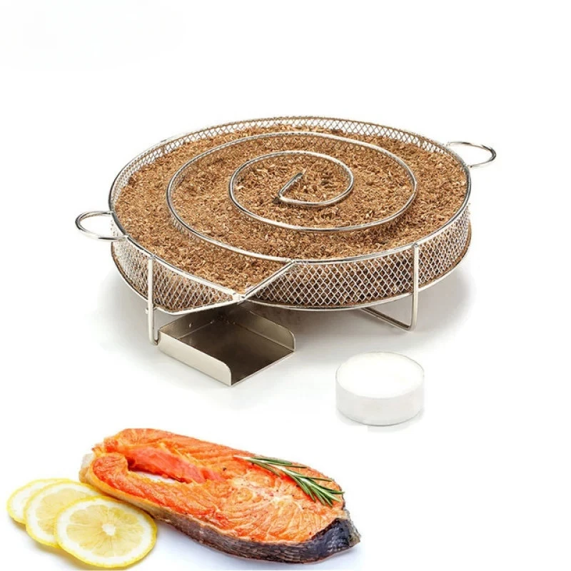 Генератор холодного дыма из нержавеющей стали, круглая корзина для курения гриля для барбекю с ящиком для хранения древесных чипов для приготовления пищи на открытом воздухе
Генератор холодного дыма из нержавеющей стали, круглая корзина для курения гриля для барбекю с ящиком для хранения древесных чипов для приготовления пищи на открытом воздухе