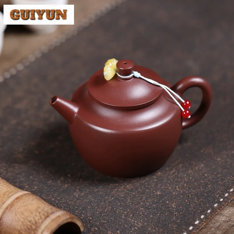 200ml Creative Yixing Purple Clay Teapots Handmade Hat Pot Raw Ore Purple Mud Tea Brewing Kettle Chinese Zisha Tea Set Teaware
200ml Creative Yixing Purple Clay Teapots Handmade Hat Pot Raw Ore Purple Mud Tea Brewing Kettle Chinese Zisha Tea Set Teaware