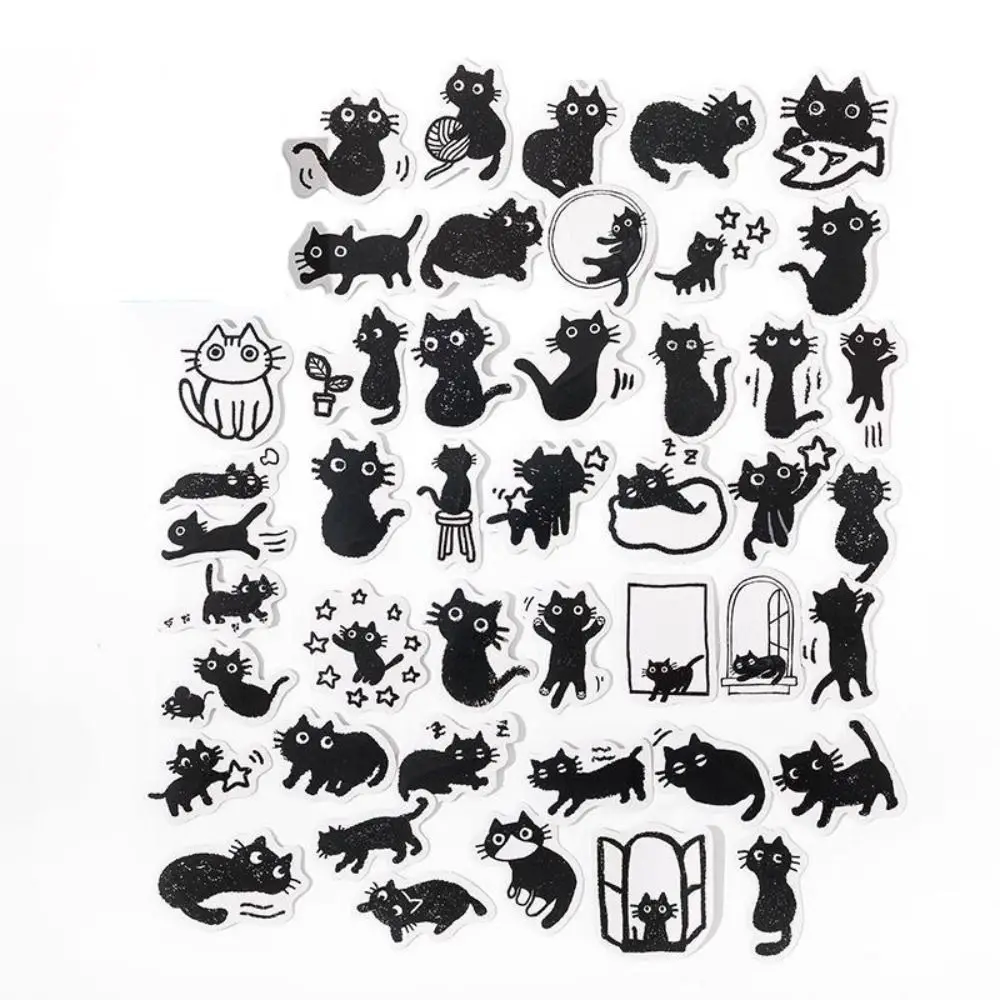 45pcs Waterproof Black Cat Stickers Scrapbook Material Vintage Scrapbook Stickers Stationery Stickers Decorative Stickers
45pcs Waterproof Black Cat Stickers Scrapbook Material Vintage Scrapbook Stickers Stationery Stickers Decorative Stickers