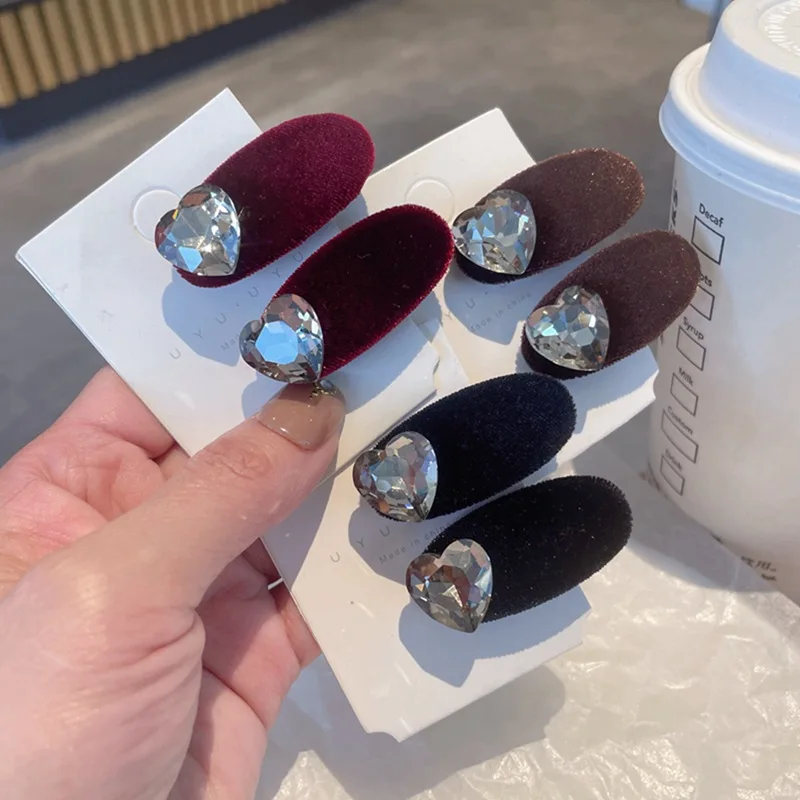Large Rhinestone Heart Hair Clips for Woman Small Oval Decorative Hair Clips Korean Style Hair Accessories
Large Rhinestone Heart Hair Clips for Woman Small Oval Decorative Hair Clips Korean Style Hair Accessories
