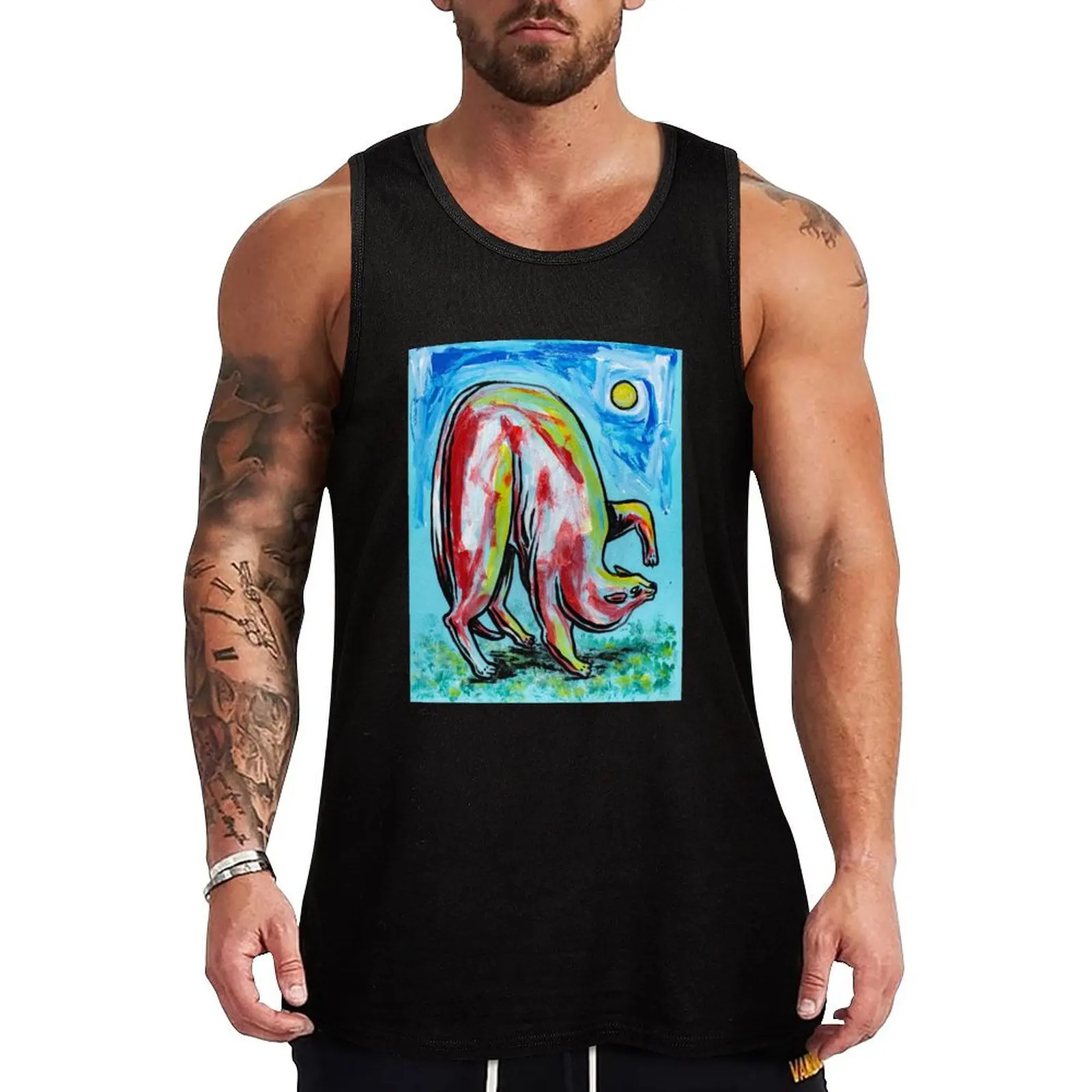 Irascible appetite Tank Top tops Men's sleeveless gym shirts sleeveless summer clothes
Irascible appetite Tank Top tops Men's sleeveless gym shirts sleeveless summer clothes