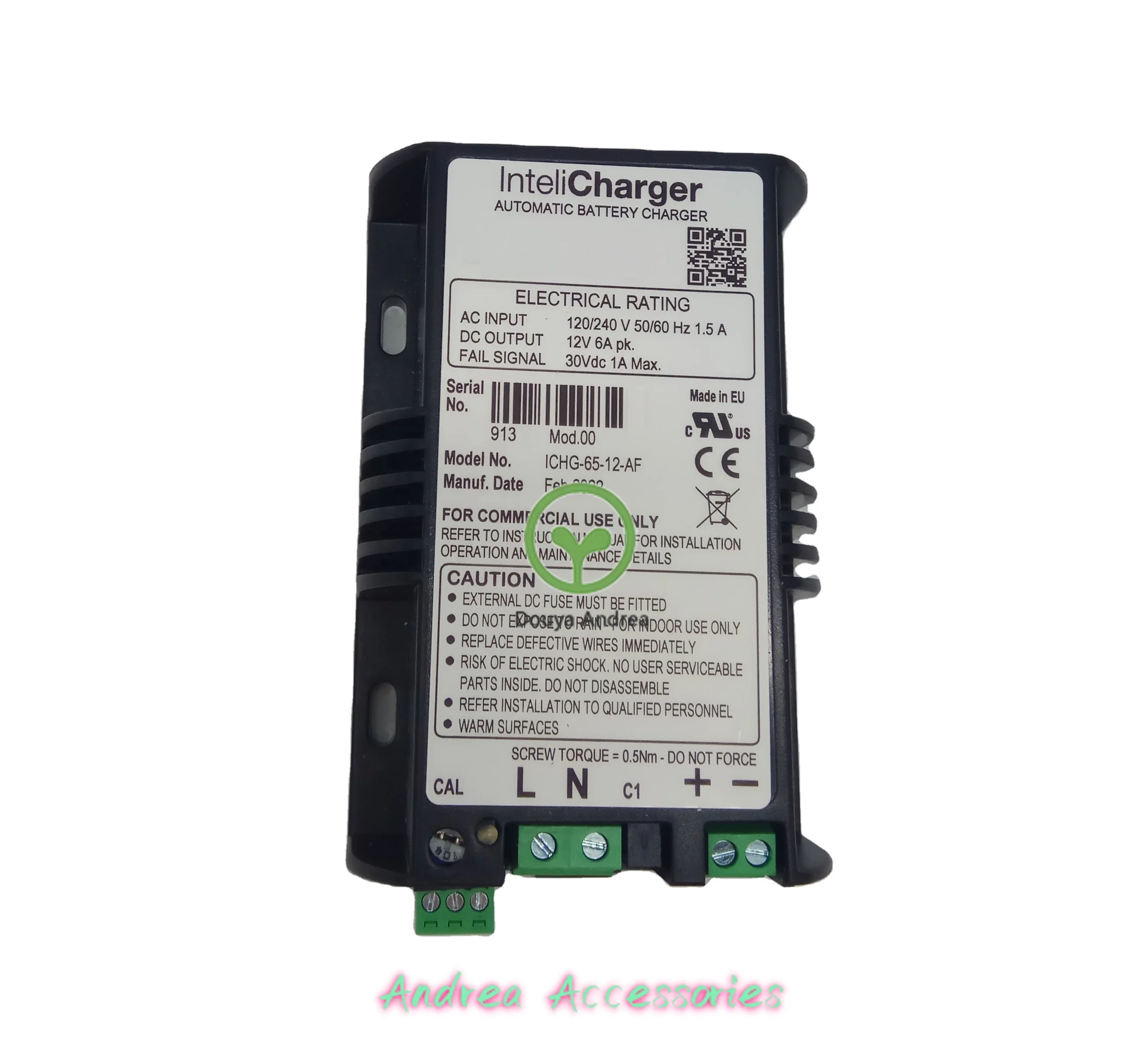 Genuine Battery Charger InteliCharger 65 12-AF ICHG-65-12-AF
Genuine Battery Charger InteliCharger 65 12-AF ICHG-65-12-AF