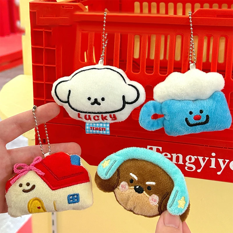 Cartoon Puppy Plush Keychain Cute House Stuffed Doll Keyring Lovely Bag Pendant Backpack Hanging Decoration Couple Gifts
Cartoon Puppy Plush Keychain Cute House Stuffed Doll Keyring Lovely Bag Pendant Backpack Hanging Decoration Couple Gifts