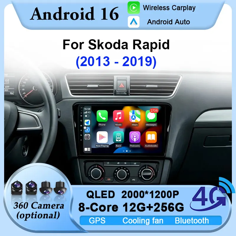Split Screen Android 16 Carplay Car Radio For Skoda Rapid 2013-2019 GPS Navi 4G Touch Screen Multimedia Stereo DSP Video Player
Split Screen Android 16 Carplay Car Radio For Skoda Rapid 2013-2019 GPS Navi 4G Touch Screen Multimedia Stereo DSP Video Player