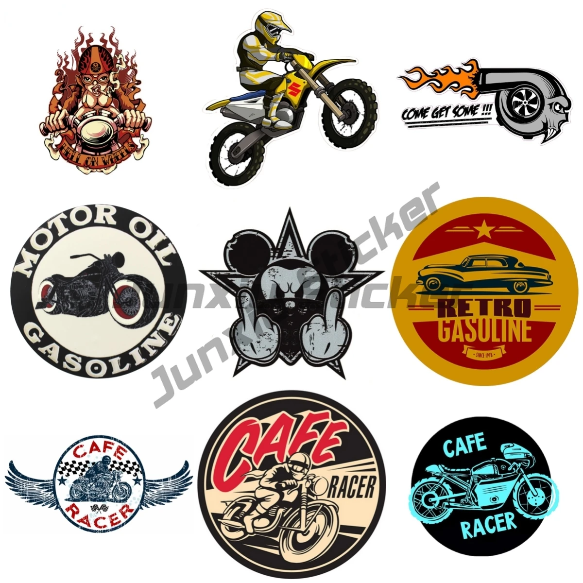 Fashion Cafe Racer Custom Car Stickers Come Get Some Decals Creative Waterproof Motorcycle Vinyl Sticker Decorative Accessories
Fashion Cafe Racer Custom Car Stickers Come Get Some Decals Creative Waterproof Motorcycle Vinyl Sticker Decorative Accessories
