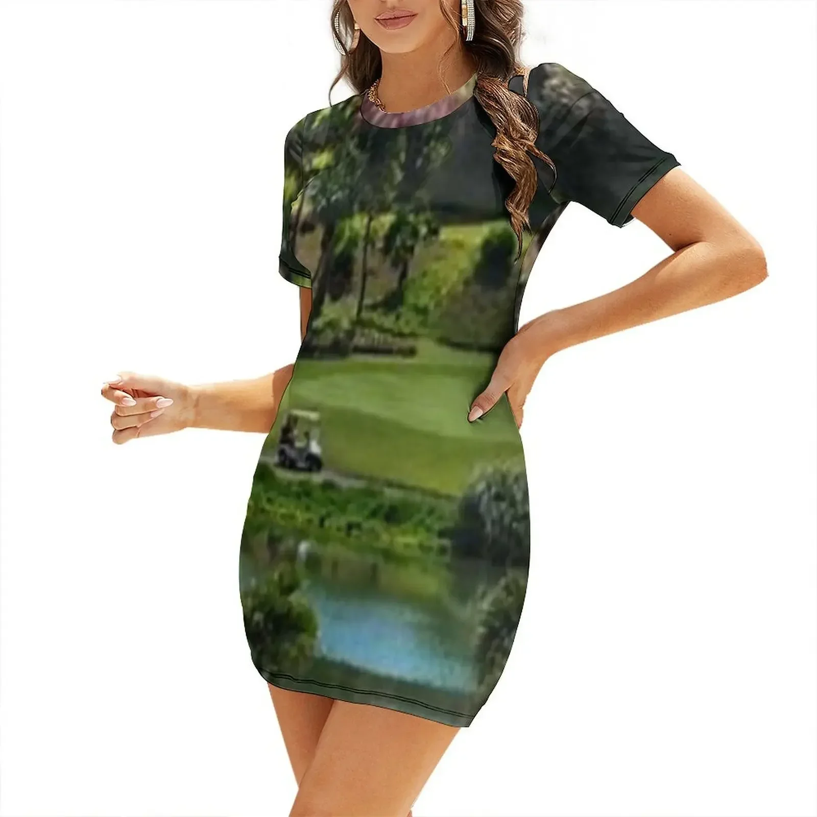 Golf Course Short-Sleeved Dress dresses with long sleeves women's fashion dresses
Golf Course Short-Sleeved Dress dresses with long sleeves women's fashion dresses