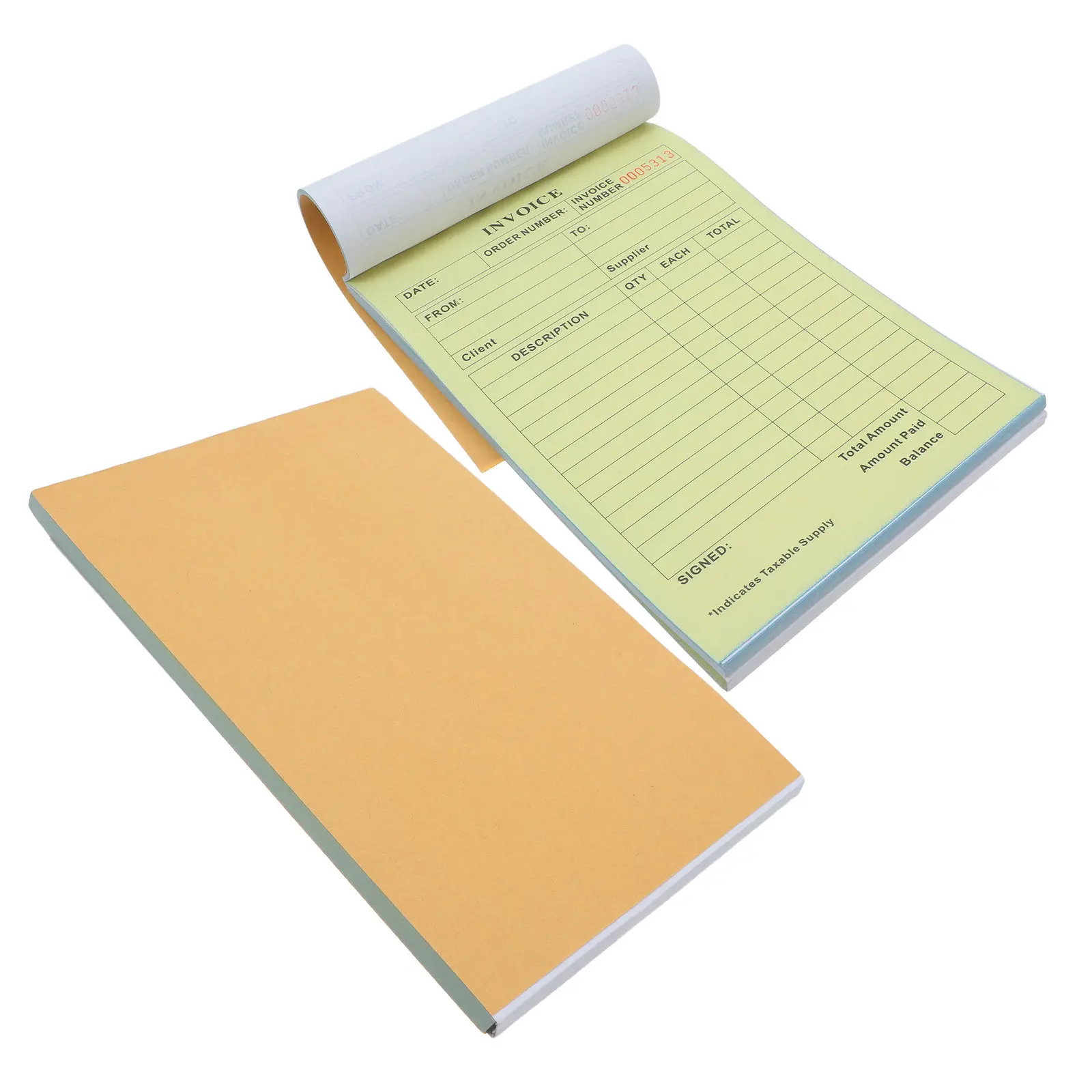 2-Part Carbonless Invoice Receipt Book 8.3x6 Inch Sales Receipt Pad for Small Business Pre-Printed Order Forms Copies for Clear
2-Part Carbonless Invoice Receipt Book 8.3x6 Inch Sales Receipt Pad for Small Business Pre-Printed Order Forms Copies for Clear