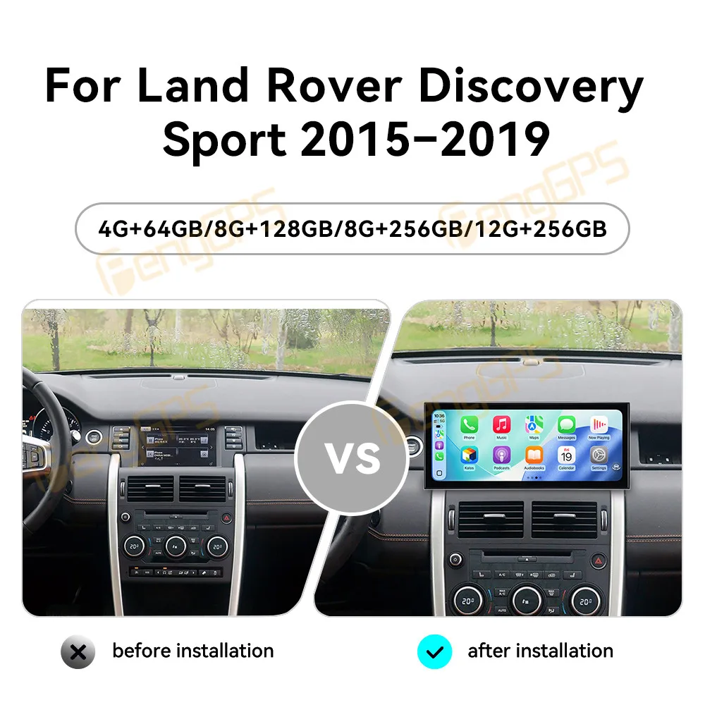15,8-дюймовый автомобильный радиоприемник CarPlay Android 15 для Land Rover Discovery Sport 2015-2019, мультимедийный плеер с сенсорным экраном, GPS-навигация
15,8-дюймовый автомобильный радиоприемник CarPlay Android 15 для Land Rover Discovery Sport 2015-2019, мультимедийный плеер с сенсорным экраном, GPS-навигация