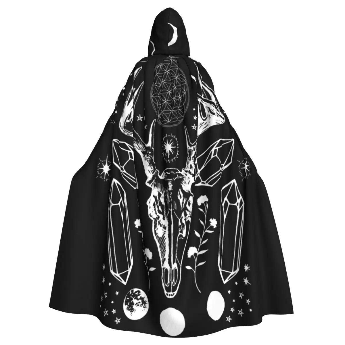 Crystal Moon Long Hooded Cloak Witch Medieval Costume Cosplay Cape HalloweenCoat Adult Unisex keep warm Water Resistant
Crystal Moon Long Hooded Cloak Witch Medieval Costume Cosplay Cape HalloweenCoat Adult Unisex keep warm Water Resistant