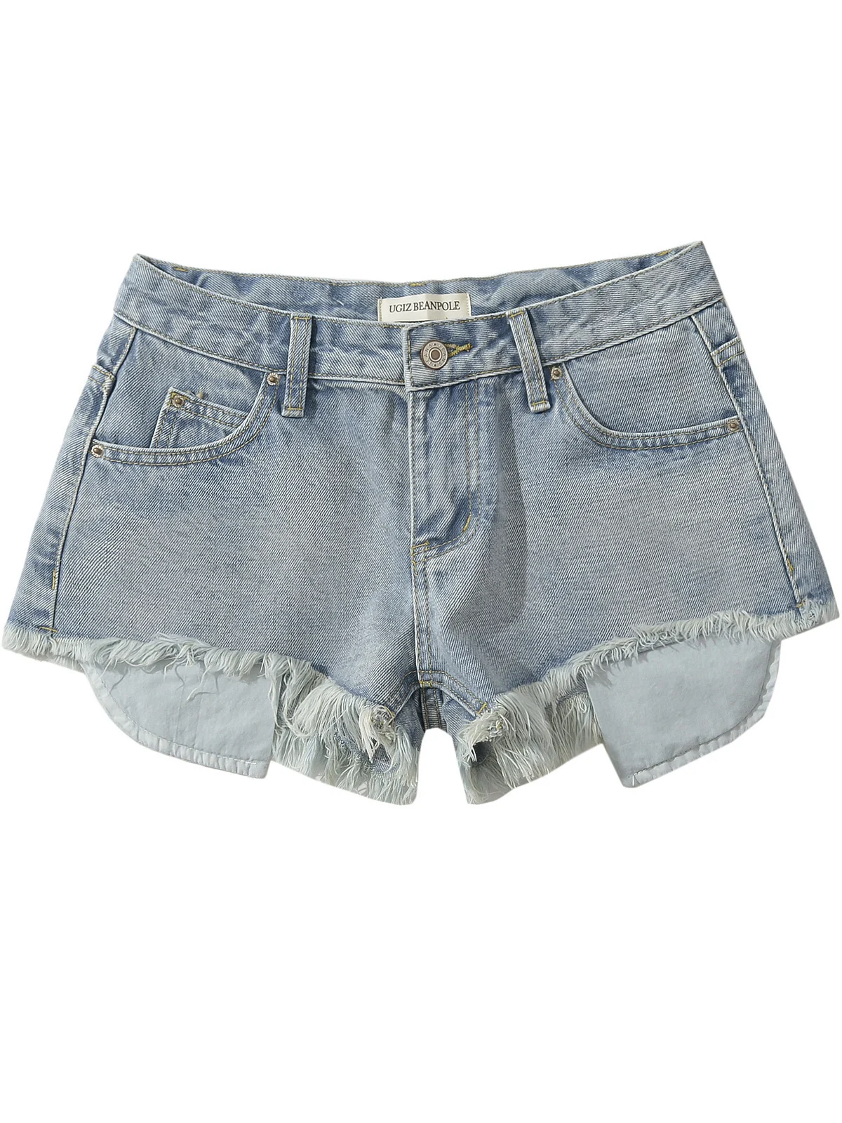 Retro American Washed Distressed Low Waist Denim Shorts Women's Slim Fit Hot Pants Summer Cotton Color Zipper Closure
Retro American Washed Distressed Low Waist Denim Shorts Women's Slim Fit Hot Pants Summer Cotton Color Zipper Closure