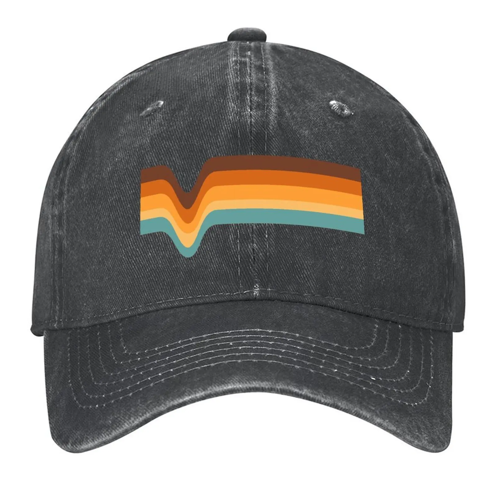 70s 70’s Stripes Brown Orange Yellow Cream Beige Tan Blue Baseball Cap Hat Beach Male hat Golf Wear Men Women's
70s 70’s Stripes Brown Orange Yellow Cream Beige Tan Blue Baseball Cap Hat Beach Male hat Golf Wear Men Women's