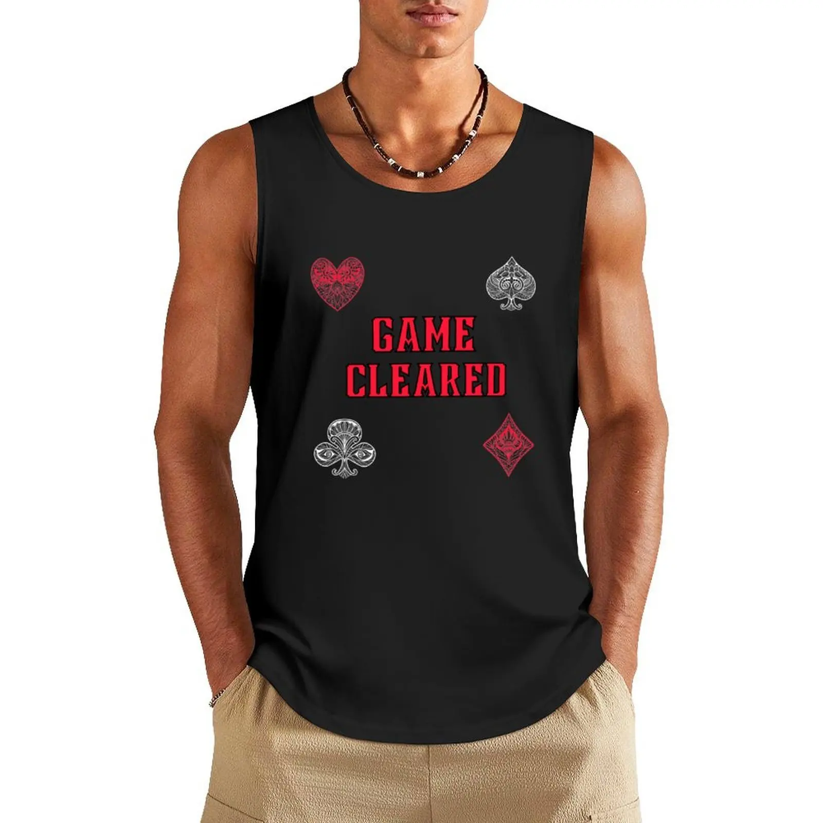 Game Cleared - Alice In Borderland Quote Tank Top bodybuilding for men anime top Sleeveless men bodybuilding men clothes
Game Cleared - Alice In Borderland Quote Tank Top bodybuilding for men anime top Sleeveless men bodybuilding men clothes