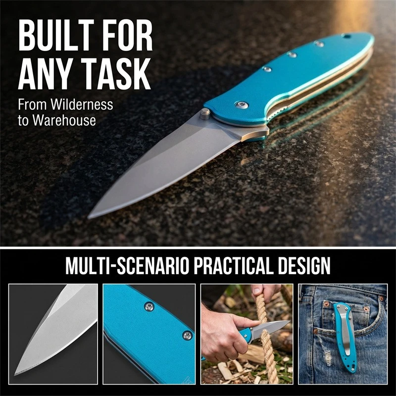 Ken 1660 Folding Knife Multi-color Pocket Knife Multifunctional EDC Lightweight Knife Durable Suitable for Camping Fishing Tools
Ken 1660 Folding Knife Multi-color Pocket Knife Multifunctional EDC Lightweight Knife Durable Suitable for Camping Fishing Tools
