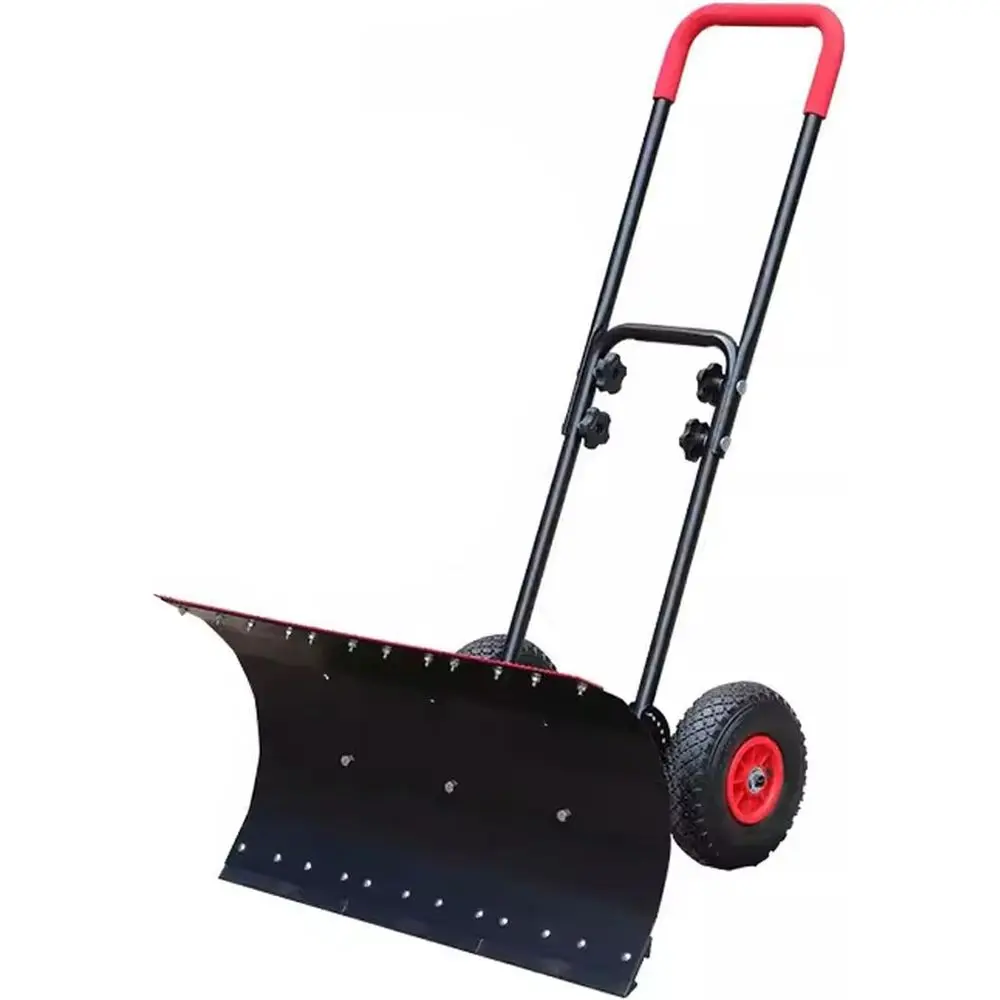 Heavy Duty 39.3 Bi-Directional Snow Pusher with Wheels, Black
Heavy Duty 39.3 Bi-Directional Snow Pusher with Wheels, Black
