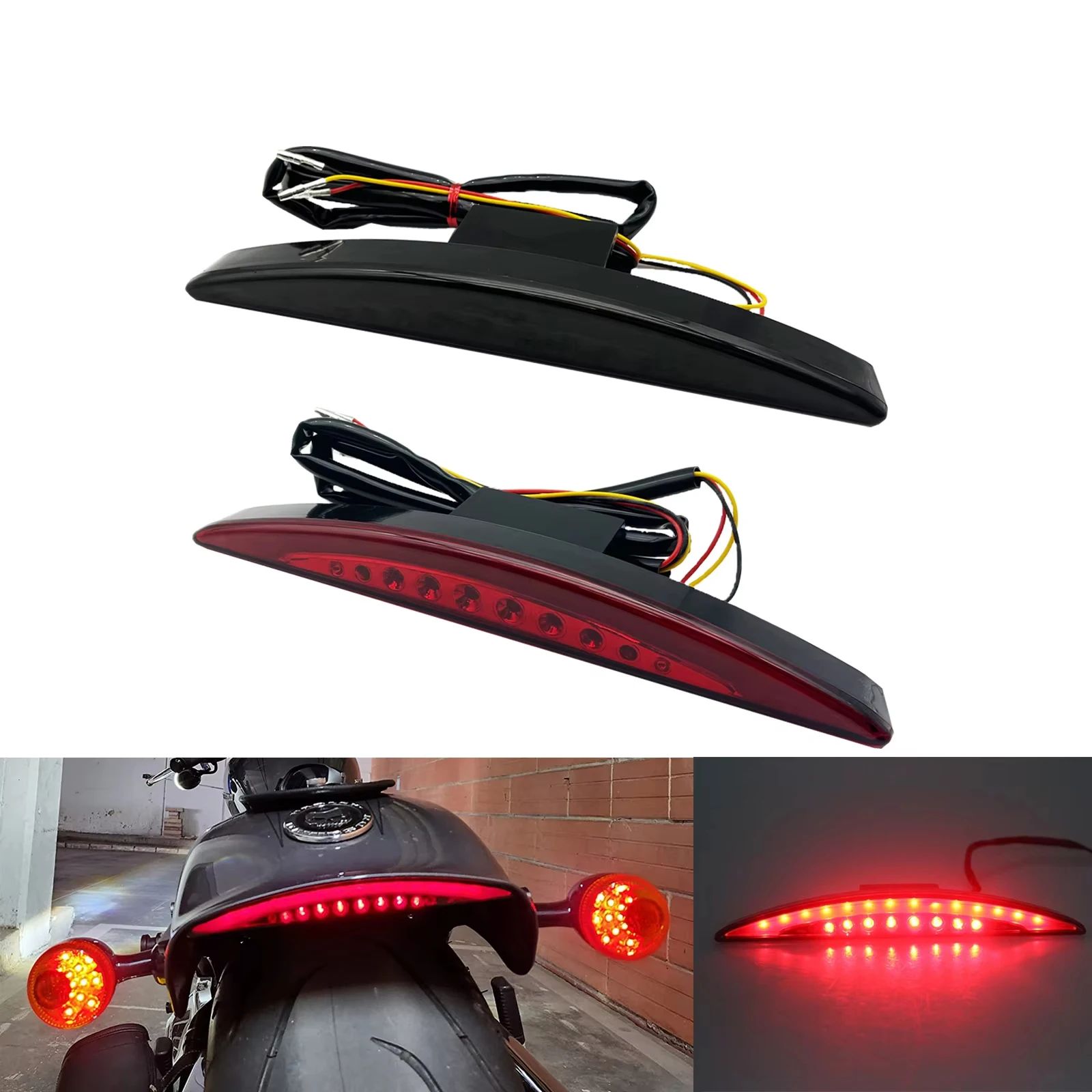 2X Motorcycle Tail Light LED Brake Light For Breakout EFI FXSB CVO 2013-2017
2X Motorcycle Tail Light LED Brake Light For Breakout EFI FXSB CVO 2013-2017