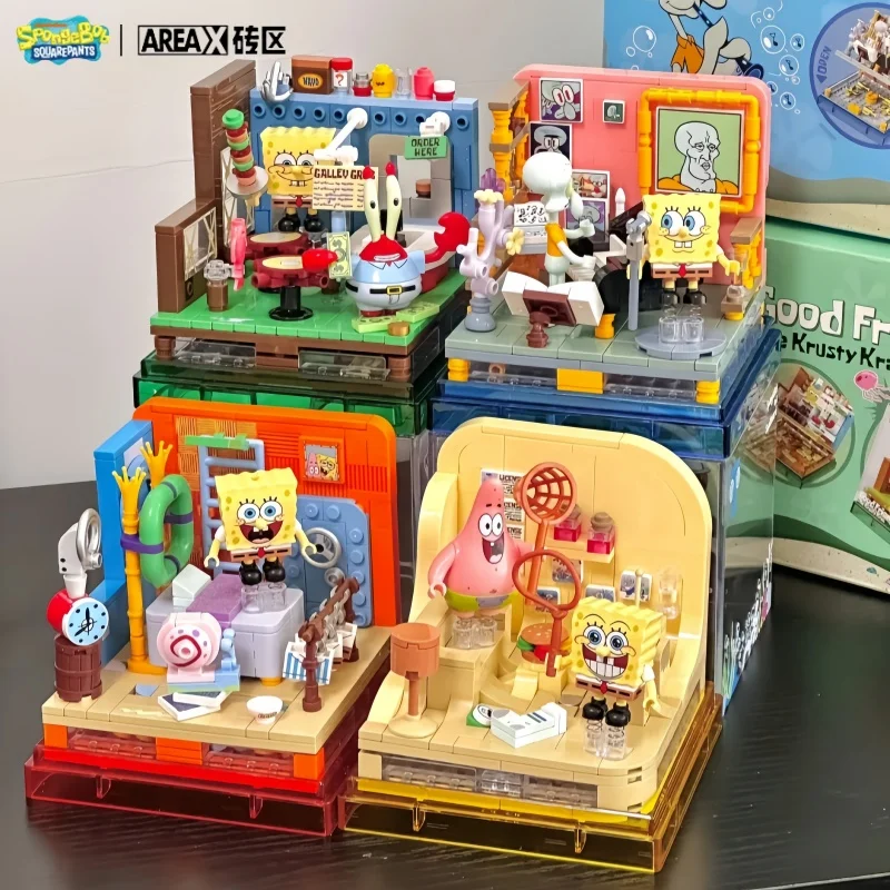 AREAX SpongeBob SquarePants Patrick Star Building Blocks Pineapple House Children's Assembly Toy Model Ornament Festival Gift
AREAX SpongeBob SquarePants Patrick Star Building Blocks Pineapple House Children's Assembly Toy Model Ornament Festival Gift