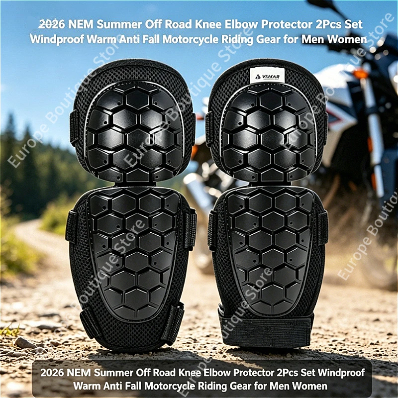 2Pcs Summer Breathable Off Road Knee Elbow Protector Set Anti Fall Motorcycle Riding Gear For Men Women
2Pcs Summer Breathable Off Road Knee Elbow Protector Set Anti Fall Motorcycle Riding Gear For Men Women