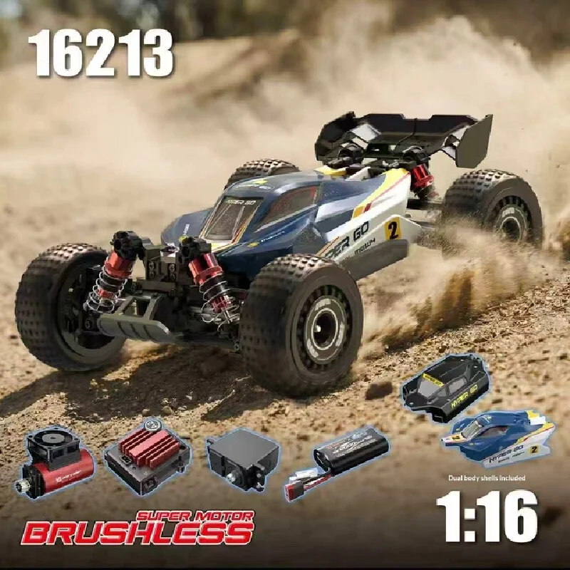 New In Stock Mjx Hyper Go 16213 Remote Control Car Brushless High Speed 1:16 Scale Off Road Dual Shell Dual Wheel For Adult
New In Stock Mjx Hyper Go 16213 Remote Control Car Brushless High Speed 1:16 Scale Off Road Dual Shell Dual Wheel For Adult