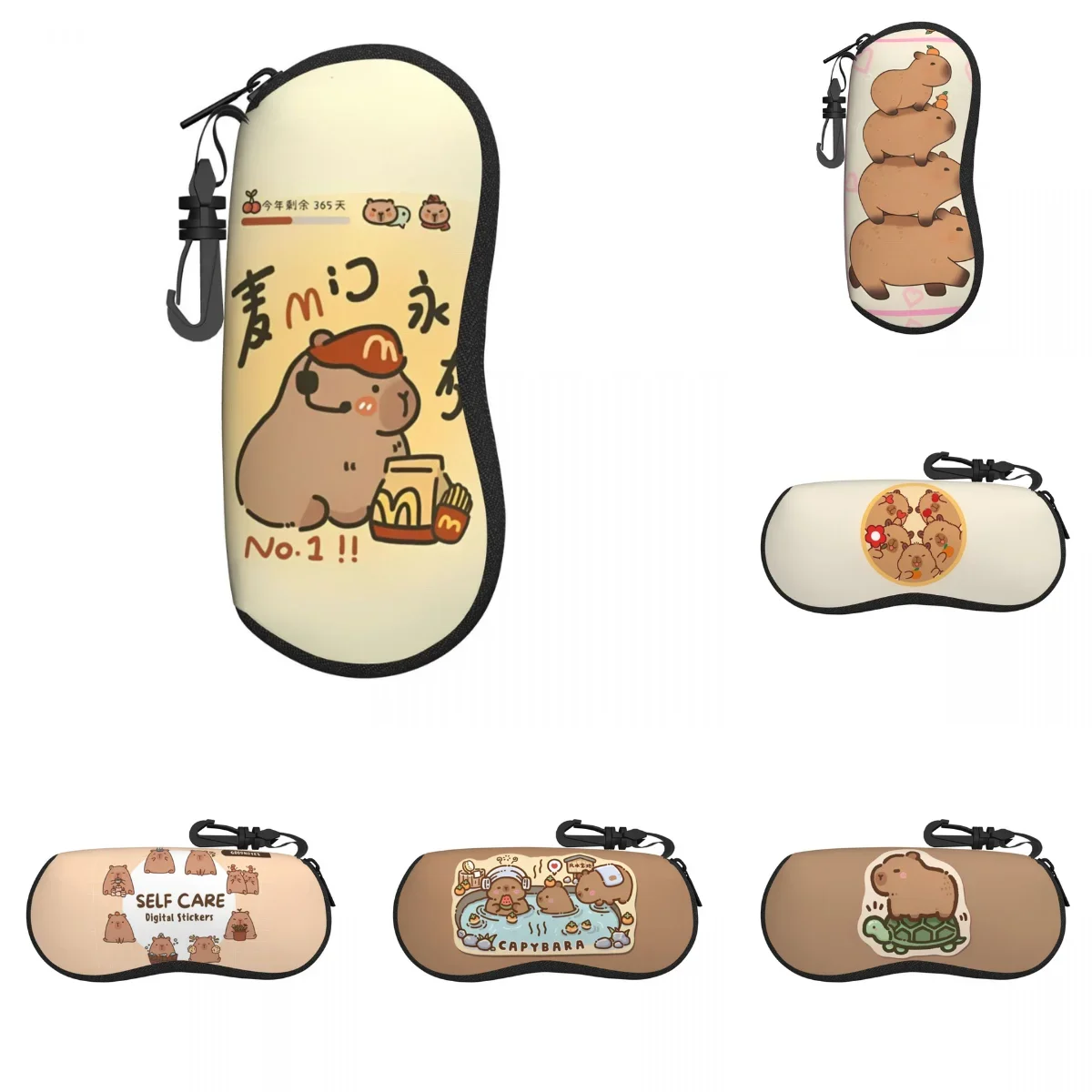 Cartoon Capybara Glasses Case Cover Male Female Sunglasses Pouch Fashion Custom Eyewear Organizer Outdoor Eyeglass Cases Cover
Cartoon Capybara Glasses Case Cover Male Female Sunglasses Pouch Fashion Custom Eyewear Organizer Outdoor Eyeglass Cases Cover