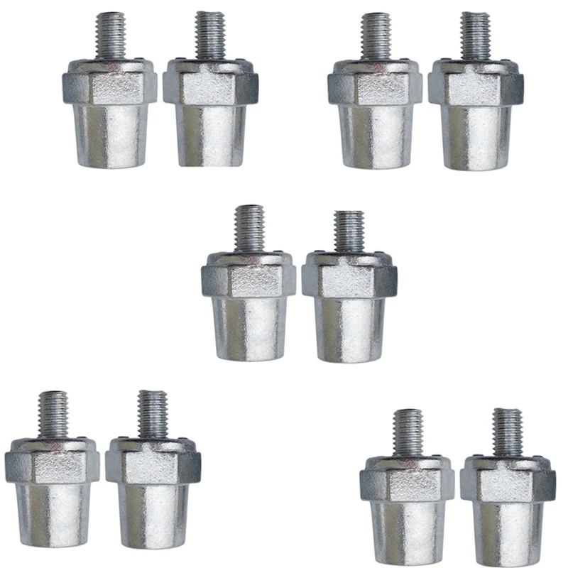 5 Pair Zinc Alloy Battery Side Terminal Charging Posts Fit 8Mm Positive (+) Or Negative (-) Battery Cable Terminals
5 Pair Zinc Alloy Battery Side Terminal Charging Posts Fit 8Mm Positive (+) Or Negative (-) Battery Cable Terminals