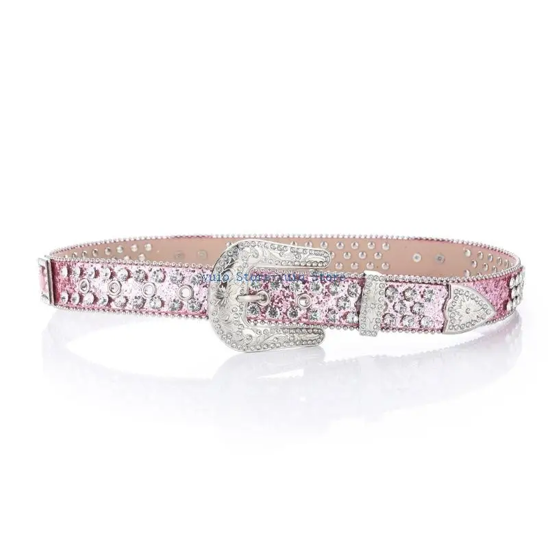 X7XB Casual Belts Adult Temperament Full Sequins Waist Belts Western Cowgirl Cowboy Fashion Belt for Jeans Skirt
X7XB Casual Belts Adult Temperament Full Sequins Waist Belts Western Cowgirl Cowboy Fashion Belt for Jeans Skirt