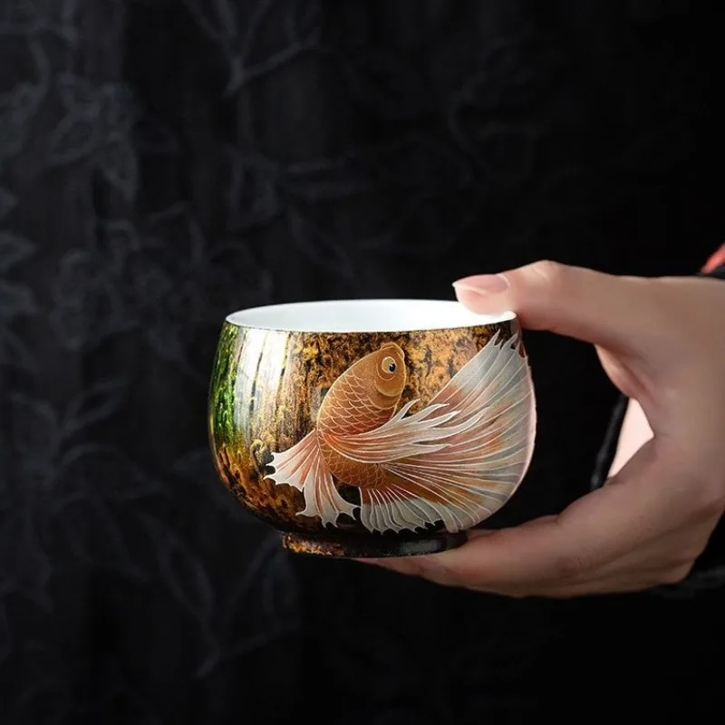 Pure handmade thick glaze master cup white porcelain Chinese tea cup high-end tea tasting cup gift
Pure handmade thick glaze master cup white porcelain Chinese tea cup high-end tea tasting cup gift